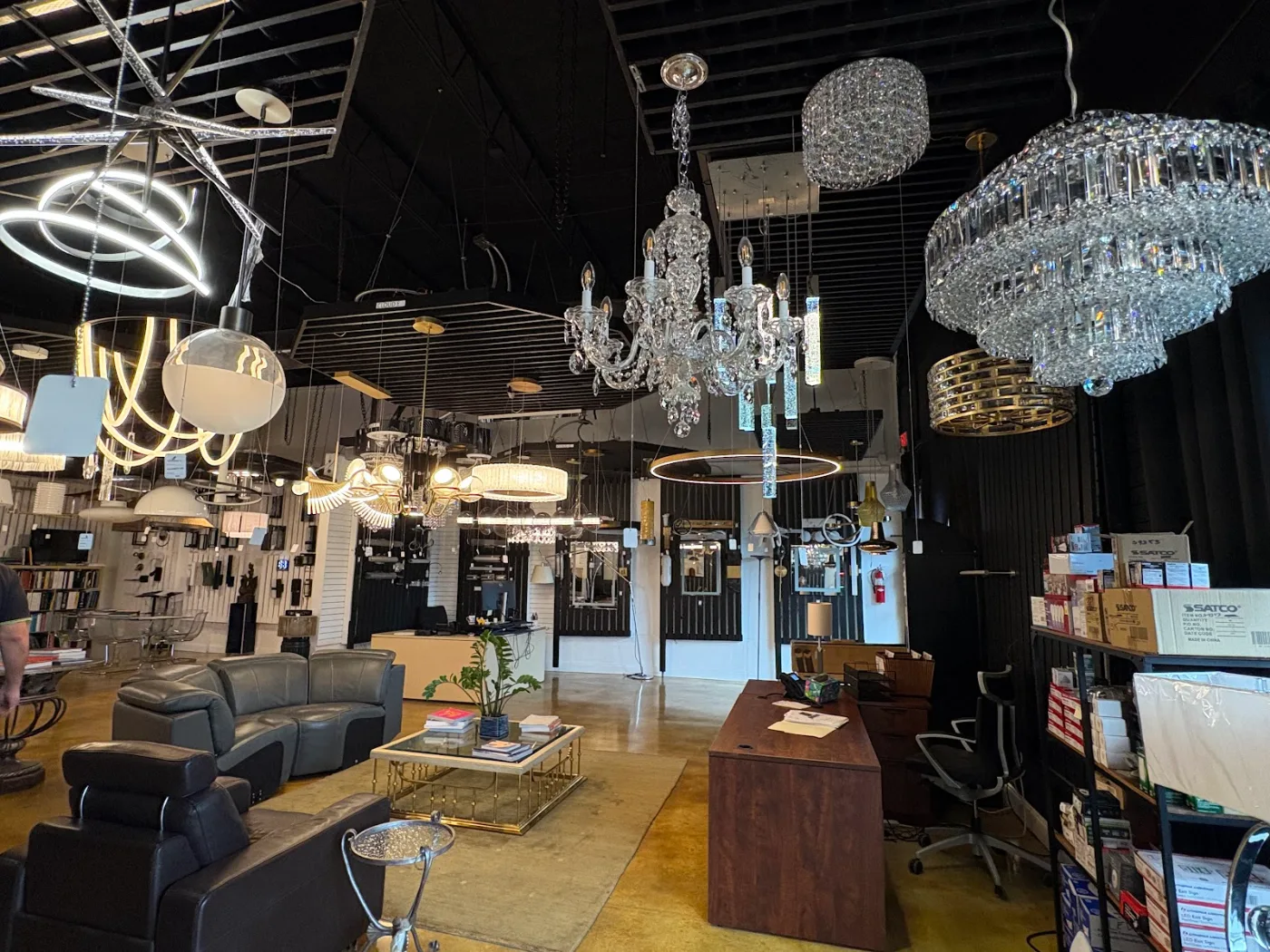 Brand Lighting showroom in Hallandale Beach