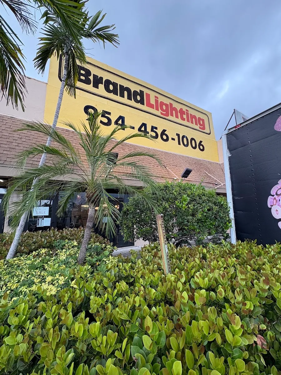 Brand Lighting showroom on SW 30th Avenue, Hallandale Beach
